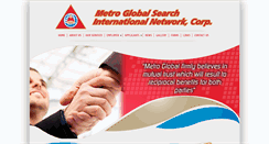 Desktop Screenshot of metroglobalsearch.com